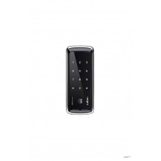 Накладной электронный дверной замок LocPro GL725B2 Series Black без монтажных пластин (для стеклянных дверей)